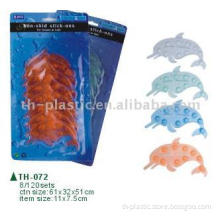 dolphon shape plastic anti-slip bath mat